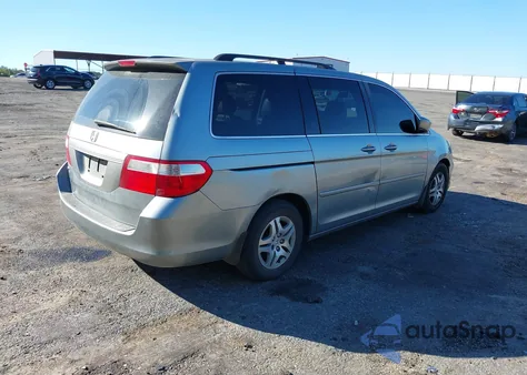 2007 Honda Odyssey Ex-L из США, поврежденный, VIN 5FNRL387X7B044133